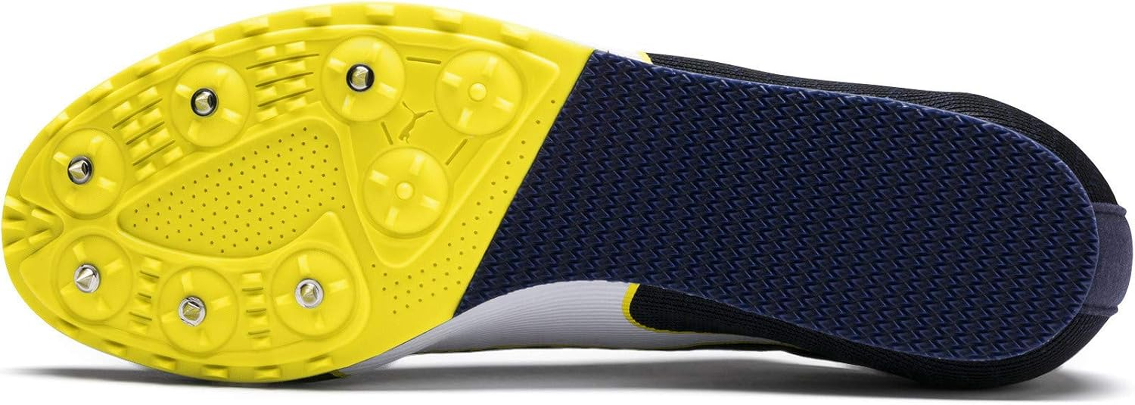 PUMA Men'S Evospeed Distance 7 Track & Field Shoes, Safety Yellow Black White, 12 UK image number 6