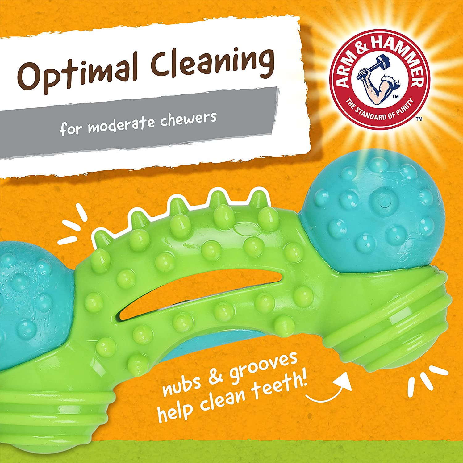 Arm & Hammer Nubbies Duality Bone Dental Toy for Dogs