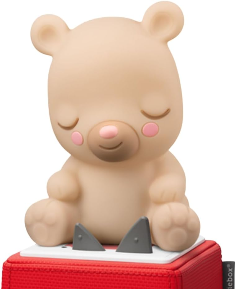 Tonies Night Light - Sleepy Bear Audio Play Character from Sleepy Friends | Warm Glow | 75 Minutes of Beautifully Composed Melodies | Record Your Own Bedtime Stories image number 2