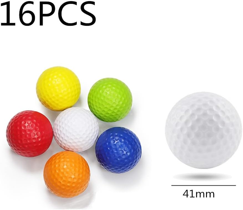 Wanfoou Foam Golf Balls - 16 Pack 42Mm Practice Balls for Indoor or Outdoor Sports, Soft Golf Balls image number 2