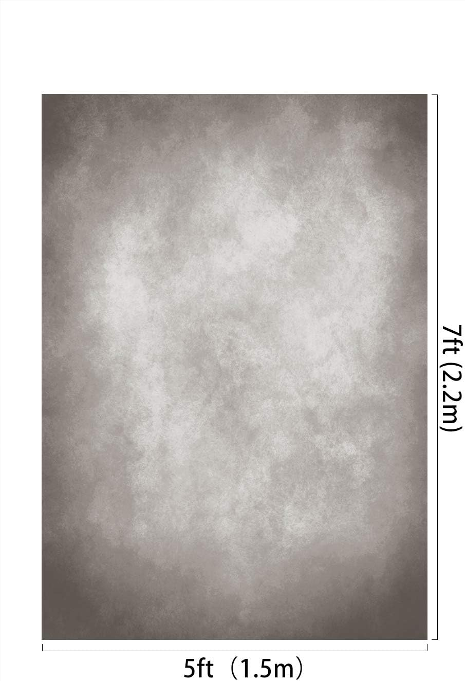 Kate 5X7Ft Vintage Backdrops Abstract Grey Portrait Photo Backdrop for Photography Studio image number 3