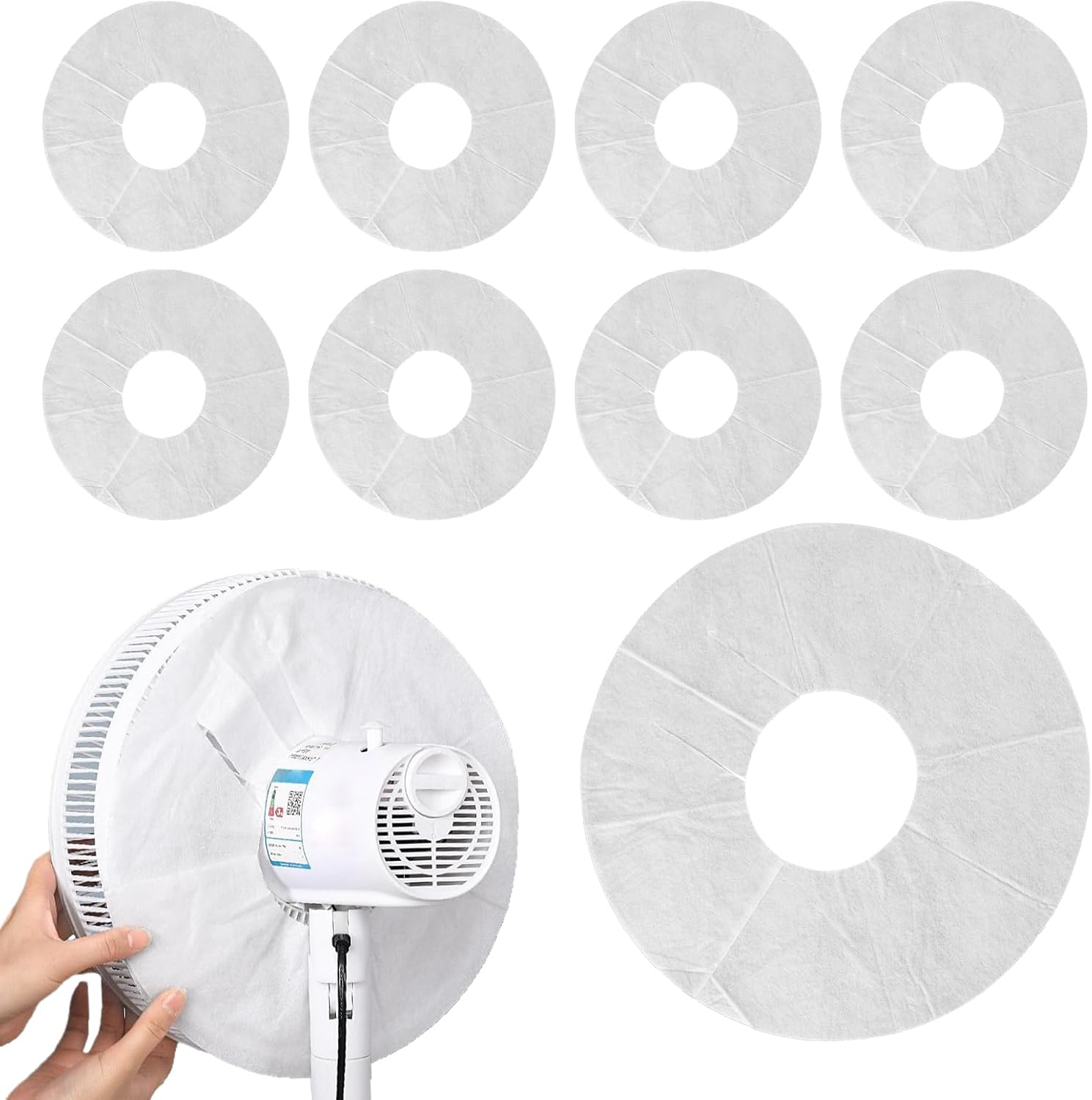 Fan Guard Dust Cover,Breathable Fan Filter - Easy Removal Guard Filter with Electrostatic Adsorption for Desktop Office Friends Colleagues Family