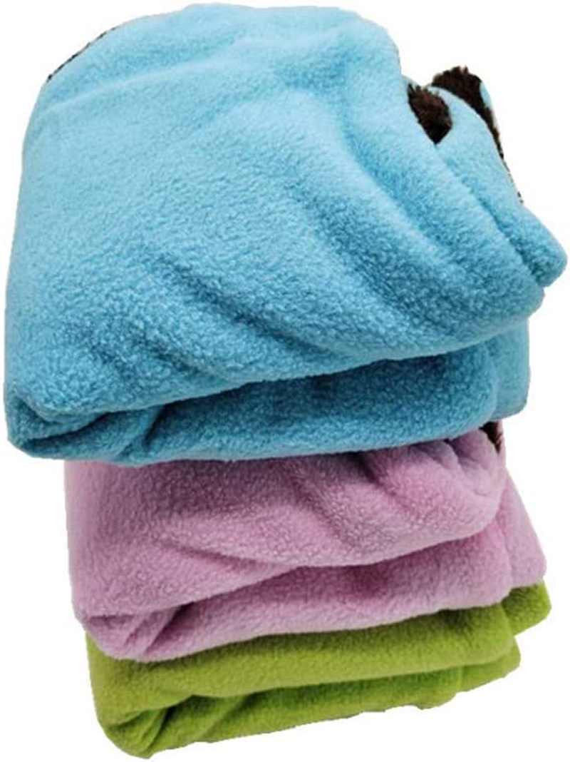 Keersi Bird Nest Double Layer Hanging Hammock Bed Toy for Parrot Parakeet Cockatiel Conure Cockatoo African Grey Amazon Lovebird Finch Budgie Hamster Rat Gerbils Chinchilla Cage Perch (Blue) image number 2