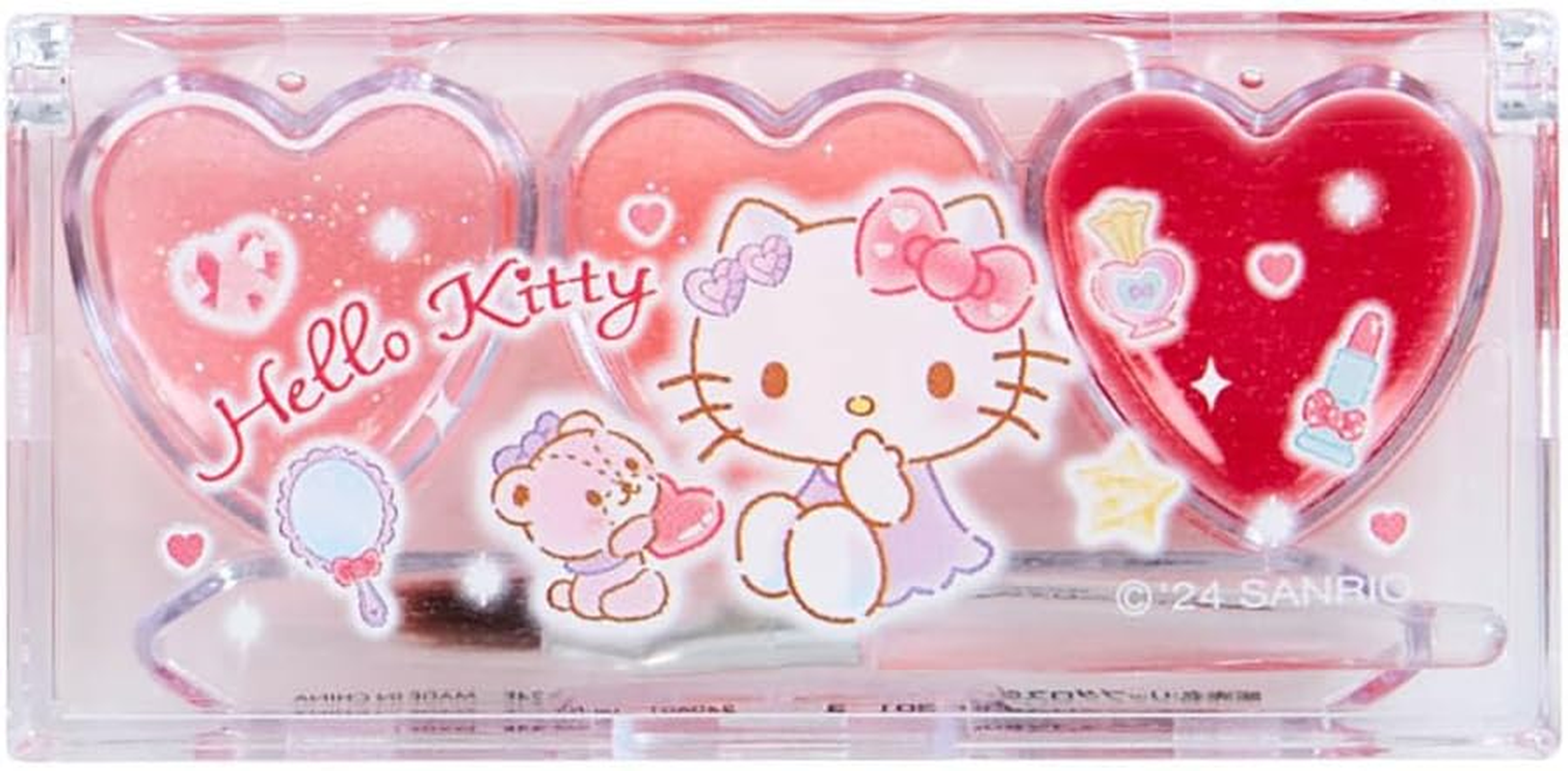 Sanrio 844080 Hello Kitty Colored Lip & Gloss Set