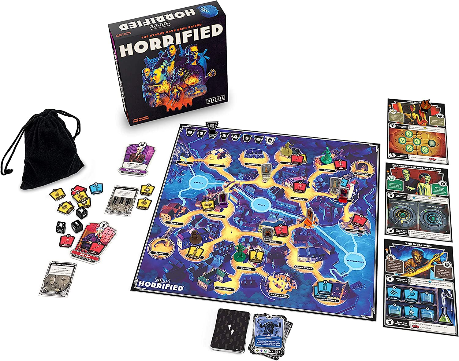 Ravensburger - Horrified Universal Monsters Game image number 2