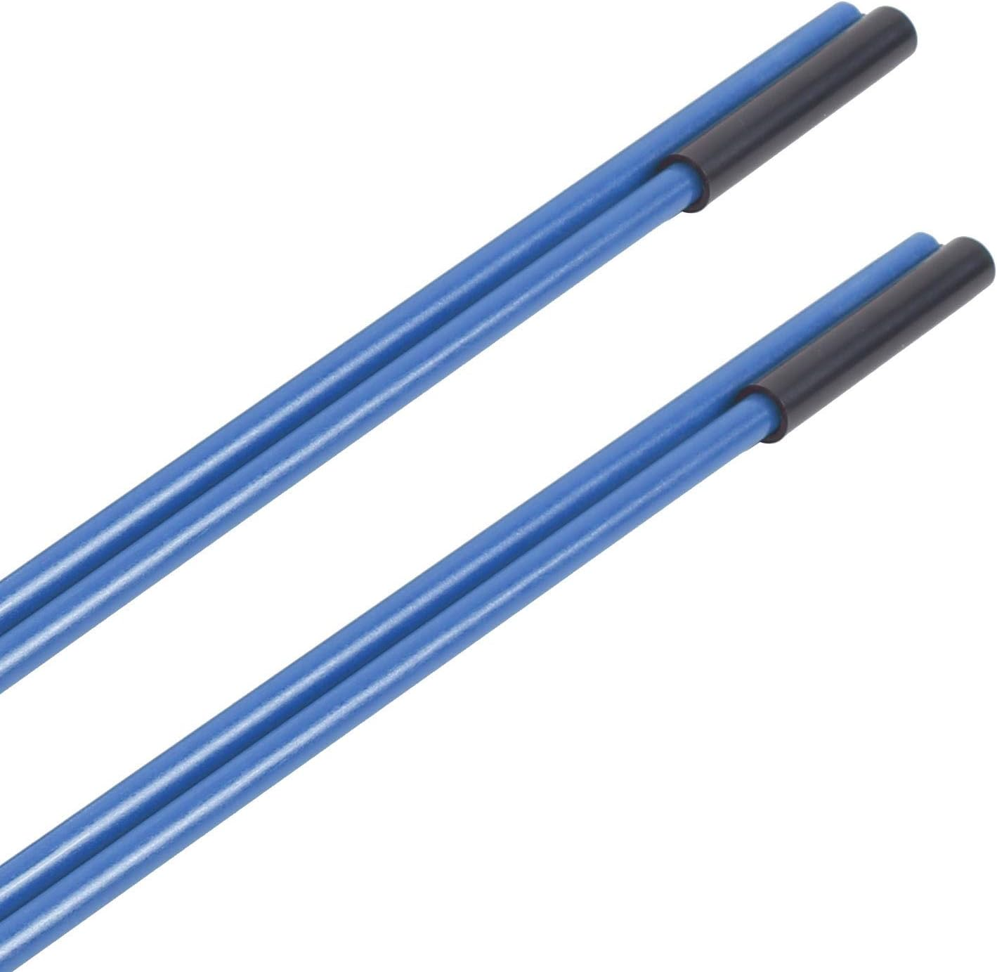 Golf Practice Sticks, 2 Sections Golf Alignment Sticks Foldable Golf Training Sticks Durable Golf Alignment Sticks for Golf Lovers for Outdoor for Golf Course(Blue) image number 1