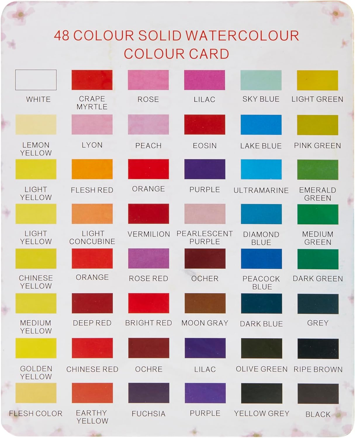 Professional 48 Water Colour Paint Set - Non-Toxic Paints & Vibrant Pigments Watercolour Set with Water Brush Pen and Metal Box Art Kit - Perfect for Kids, Adults, Beginners and Artists image number 1