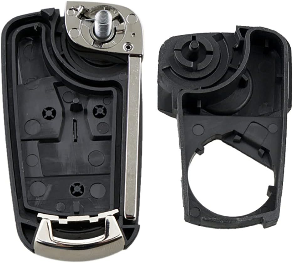 YJADHU Men Women'S Key Holder Key Chain Car Key Case Cover, Fit for Vauxhall Opel Astra H Corsa D Vectra C Zafira Astra Vectra Signum,3 Buttons image number 3