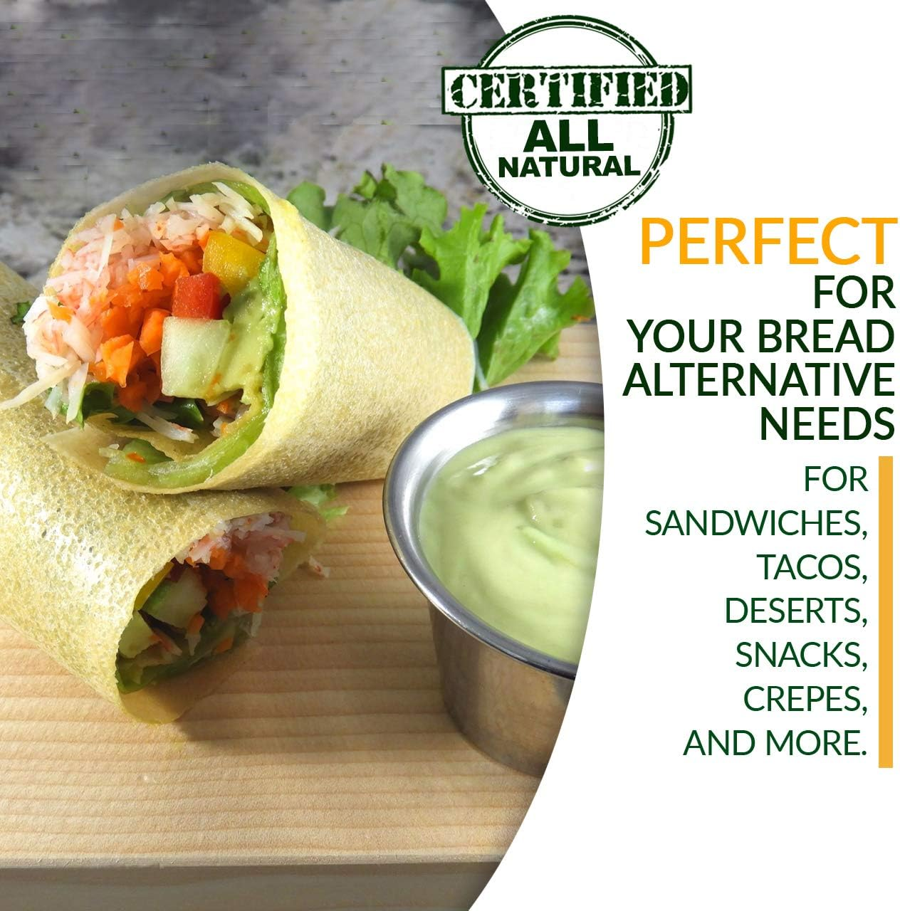 Nuco Coconut Cassava Wraps 55 G, 11 Count image number 4