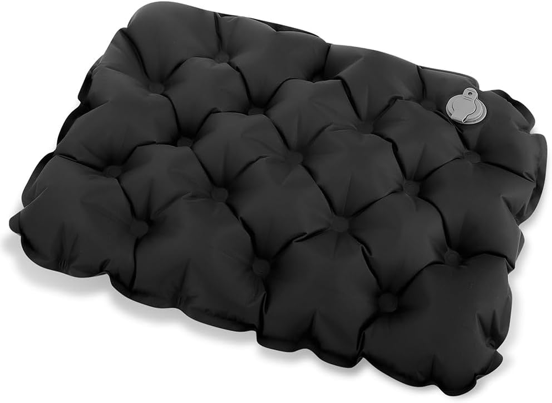 Inflatable Seat Cushion for Sore Prevention, Travel Seat Cushion with Waterproof, Portable Mat to Sit on for Camping Walking Hiking Travel Fishing,Pressure Relief Cushion Indoor Outdoor image number 6