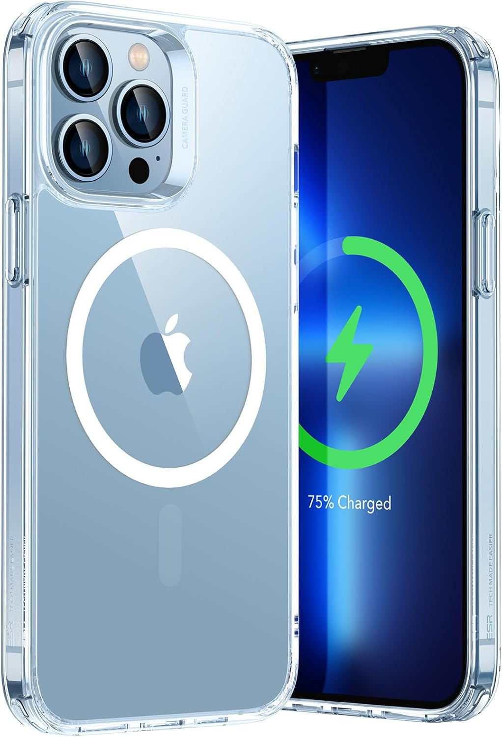 ESR for Iphone 13 Pro Max Case Magsafe, Magnetic Wireless Charging, Military-Grade Protection, Scratch-Resistant Back, Classic Series for Iphone 13 Pro Max Phone Case, Frosted Black