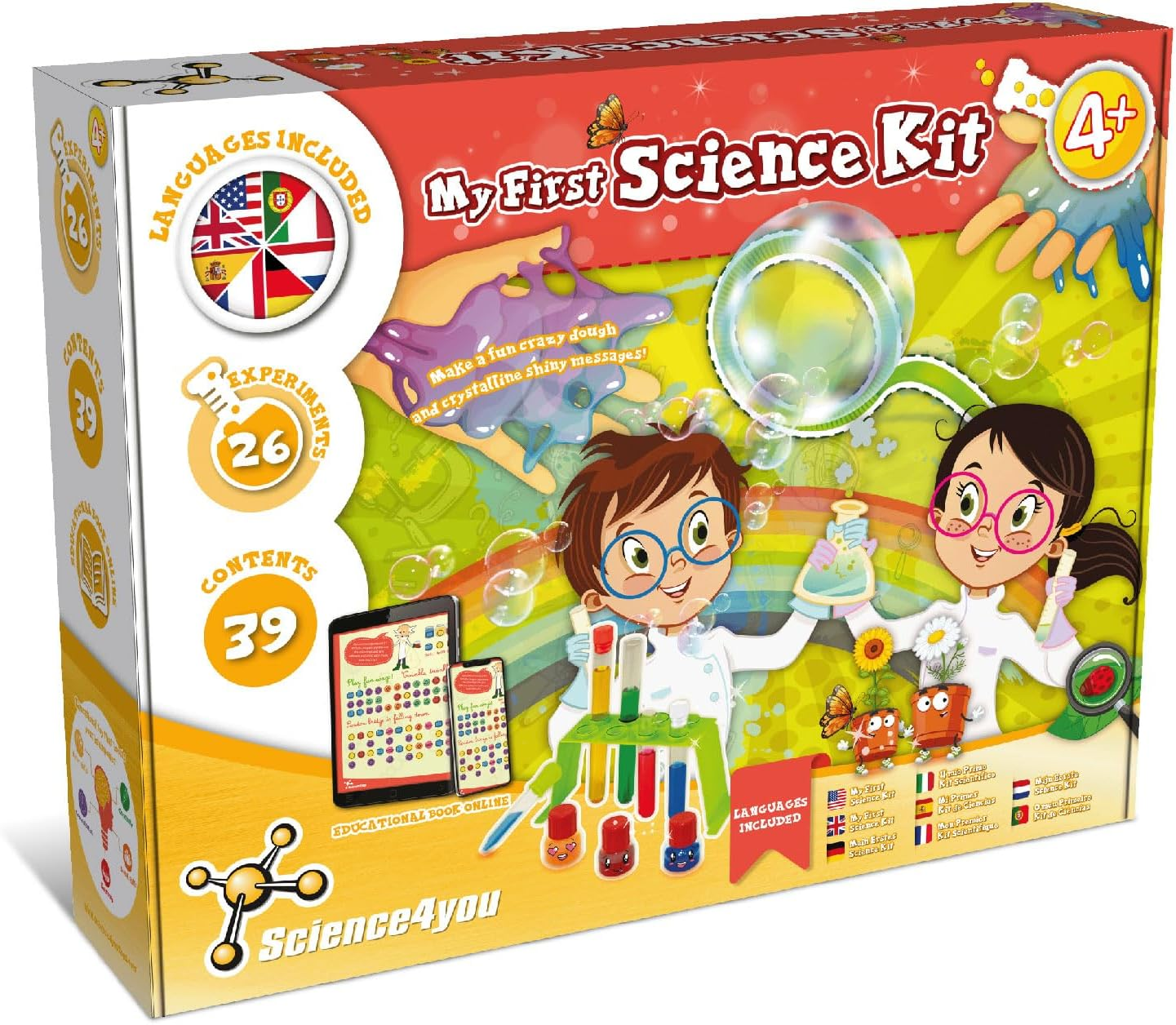 Science4You - My First Science Laboratory - Scientific Toy with 26 Experiments for Children from 4 Years - Experiment Box, Chemistry Lab and Educational Toy for Children from 4 Years image number 4