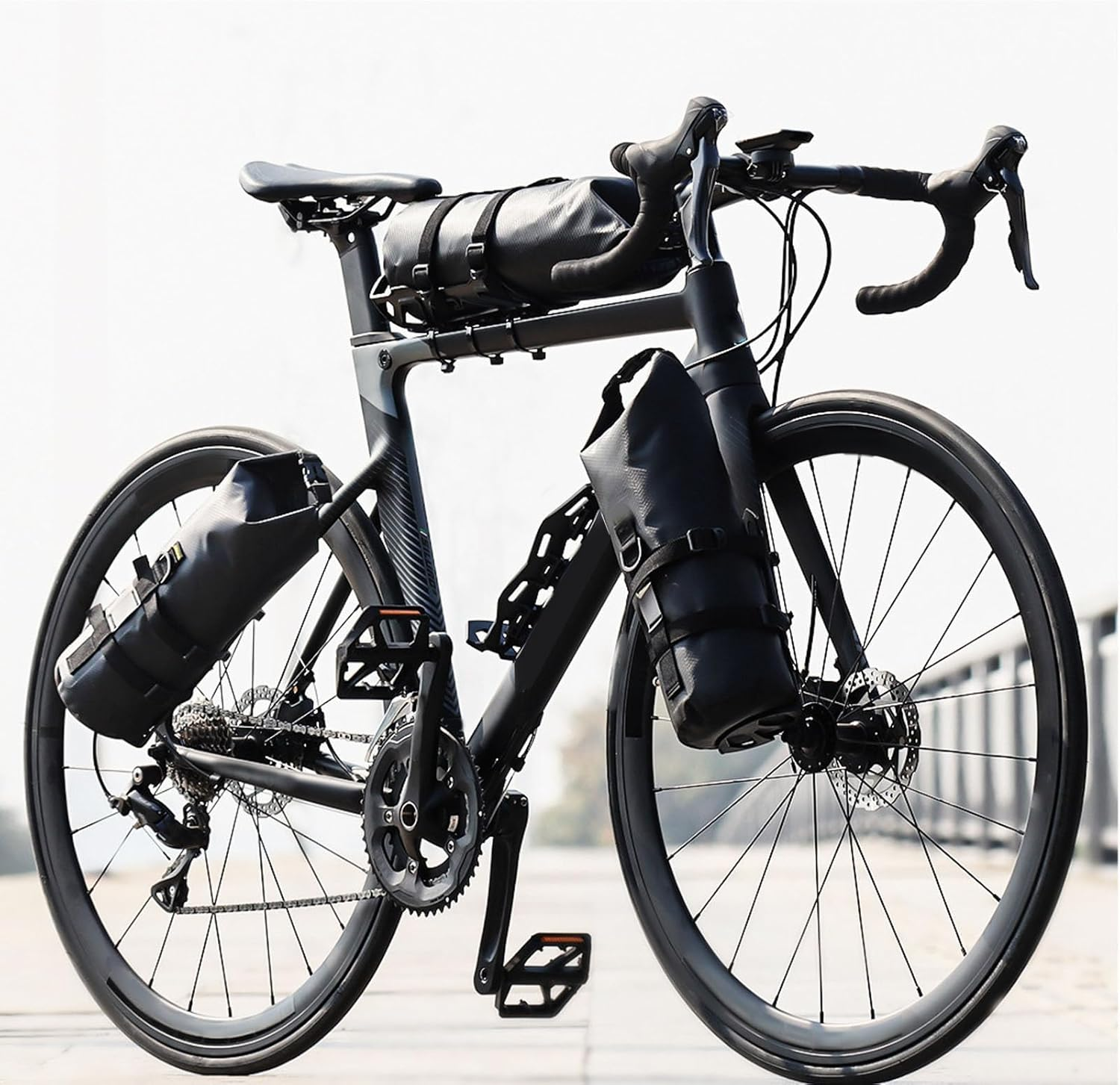 Bike Front Fork Cage Universal Water Bottle & Bag Mount for Road Bikes, Secure & Water Proof Cycling Accessory with Installation Kit image number 5