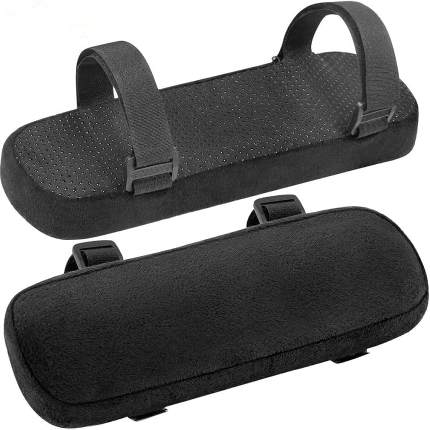 2 Pack Chair Armrest Pads 2 Pack - Memory Foam Elbow Cushion, Adjustable & Non-Slip for Office/Home/Gaming Chairs, Washable & Universal Fit - Pressure Relief for Wrists, Arms image number 6