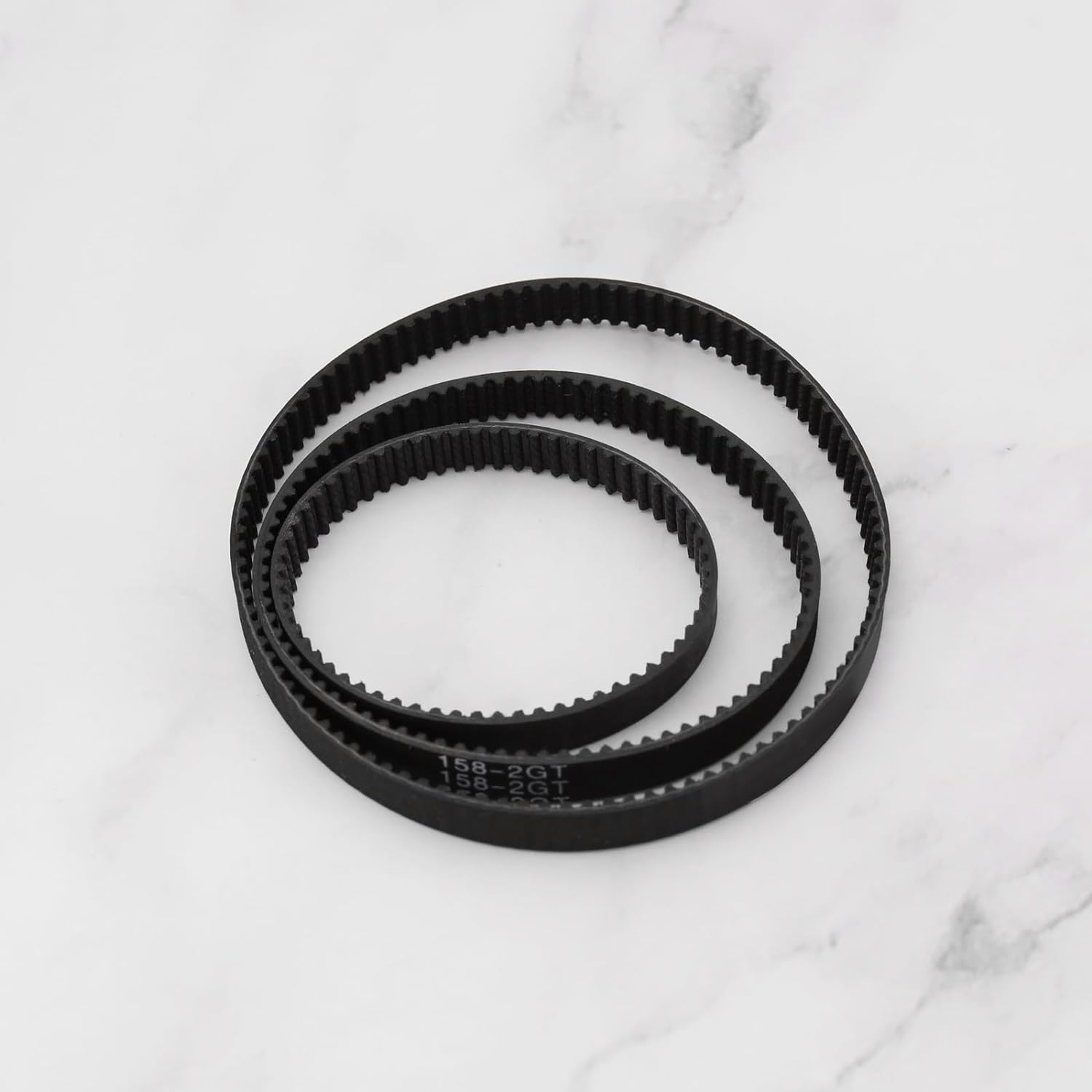 6PCS 2GT-6 3D Printer Timing Belt Set - 6Mm Width, 110Mm to 400Mm Lengths, 20 Tooth 5Mm Bore Aluminium Pulley image number 1