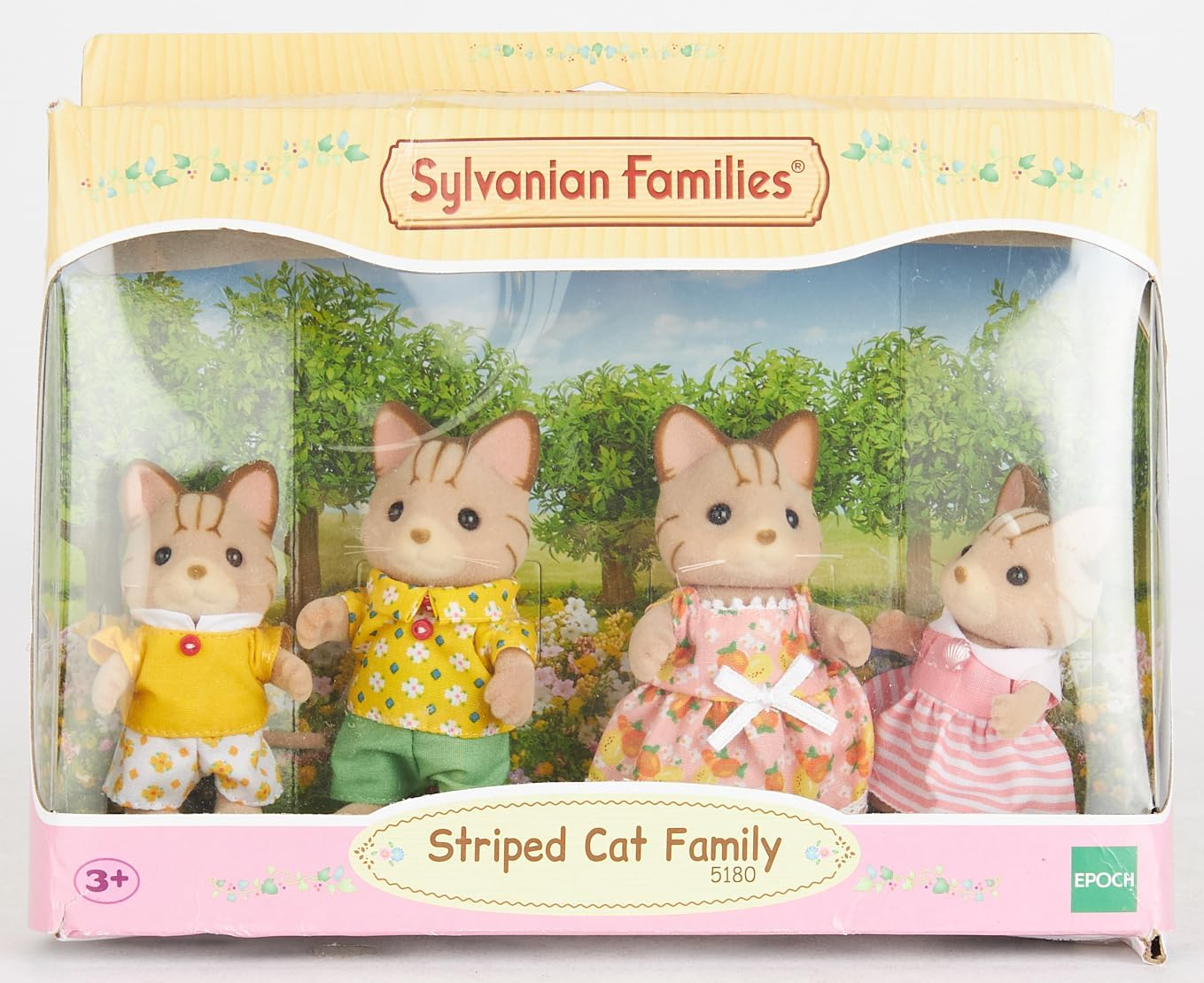 Sylvanian Families - Striped Cat Family