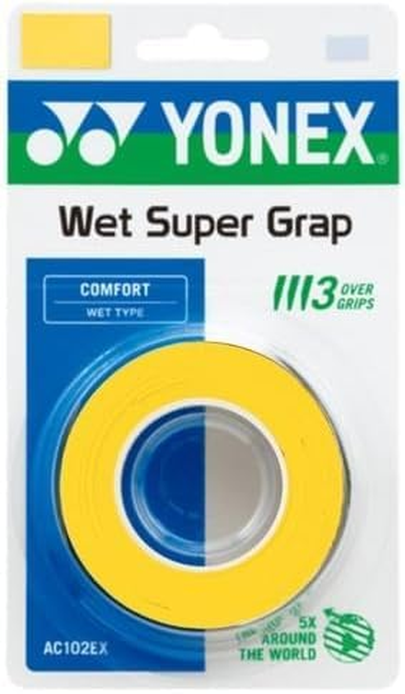 YONEX Wet Super GRAP Badminton Grip - YONEX Overgrip Super GRAP 3 over Racket Grips image number 5