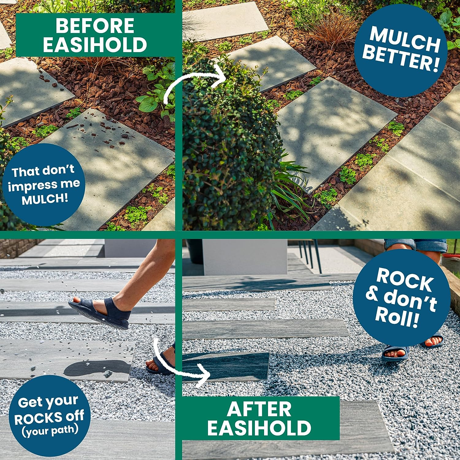EASIHOLD Rocks - 3L Resin Gravel Glue with Applicator for Bonding Stones, Bark and Gravel on Borders, Patios and Garden Paths. Lasts up to 3 Years, Non Toxic. image number 3