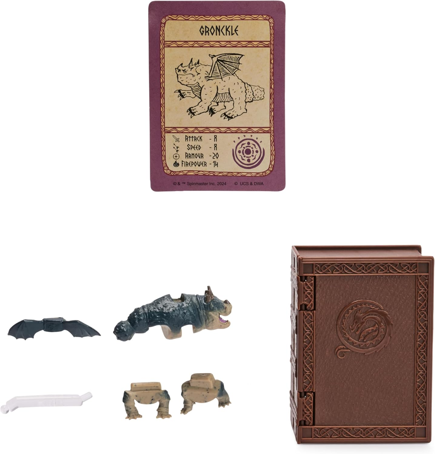 Dreamworks Dragons, How to Train Your Dragon, World of Berk: Book of Dragons, Collectible Dragon & Card with Display Stand for Ages 4 and up (Styles May Vary) image number 6