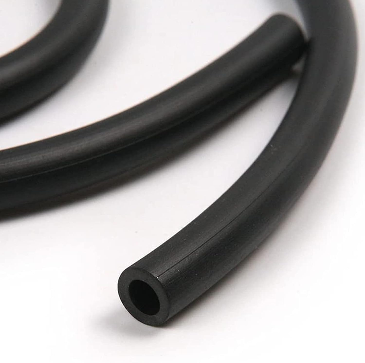 10 Feet NBR Fuel Line Hose Black Rubber Petrol Line Gas Oil Tube Pipe 4Mm ID X 7Mm OD Suitable for Fuel Systems Engines Tube Hose(4X7Mm)