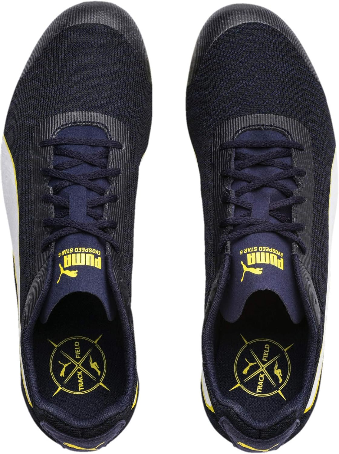 PUMA Men'S Evospeed Distance 7 Track & Field Shoes, Safety Yellow Black White, 12 UK image number 4