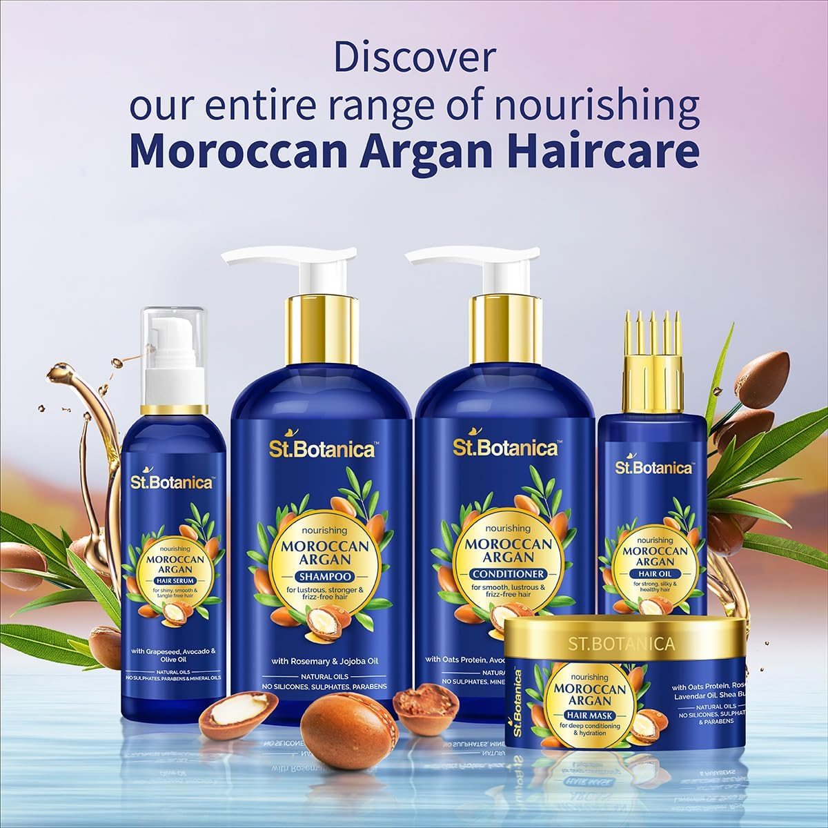 St.Botanica Moroccan Argan Oil Shampoo 300 Ml image number 4