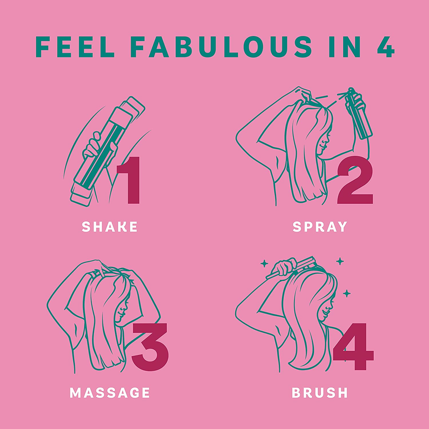 Batiste Eden Bloom Dry Shampoo 350Ml - Blissful Blossom Scent, Instantly Refresh & Add Volume, Quick Refresh for Oily Hair, Non-Drying Formula, Ideal for Daily Haircare & All Hair Types (Pack of 2) image number 2