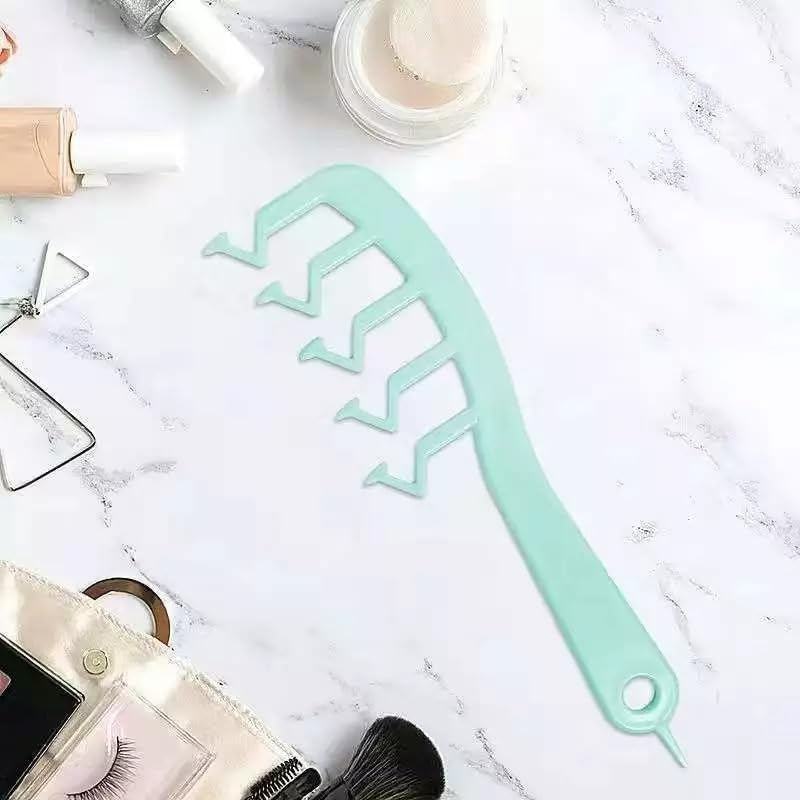 Tootoo Magic Hairstyle Tools Hair Comb with Z Shape Teeth Easy Using Candy Color (Green) image number 1
