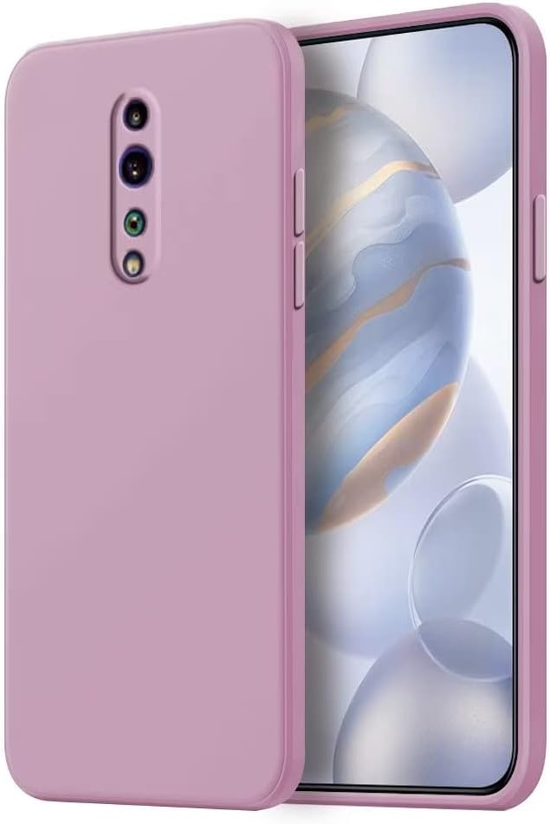 HONLEN Case for Oppo Reno Z Protective Case, 6.4 Inch Liquid TPU Silicone Mobile Phone Case with Drop Protection, Scratch-Resistant and Non-Slip Silicone Cover, Matcha Green