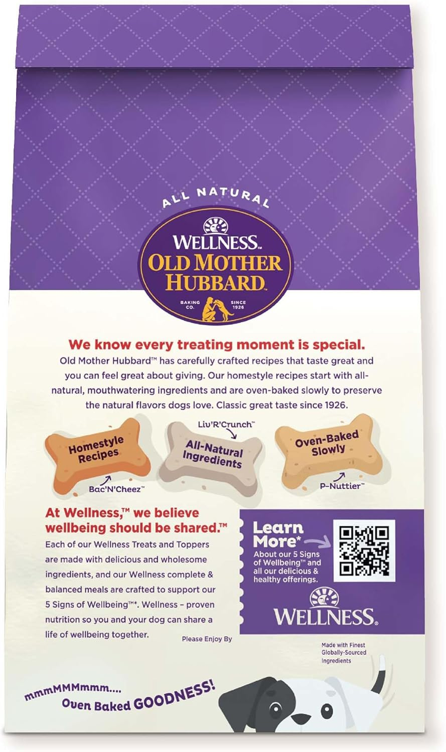Old Mother Hubbard Wellness Savory Mix Dog Biscuits, Natural, Training Treats, Mini Size, (20 Ounce Bag) image number 5
