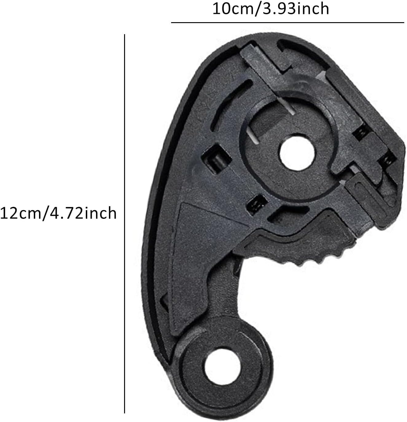 Magideal 2 Pack Helmet Base Replacement Helmet Repair Parts Visor Base Left & Right Side Plates for C70 Rpha 11 with Screw image number 1