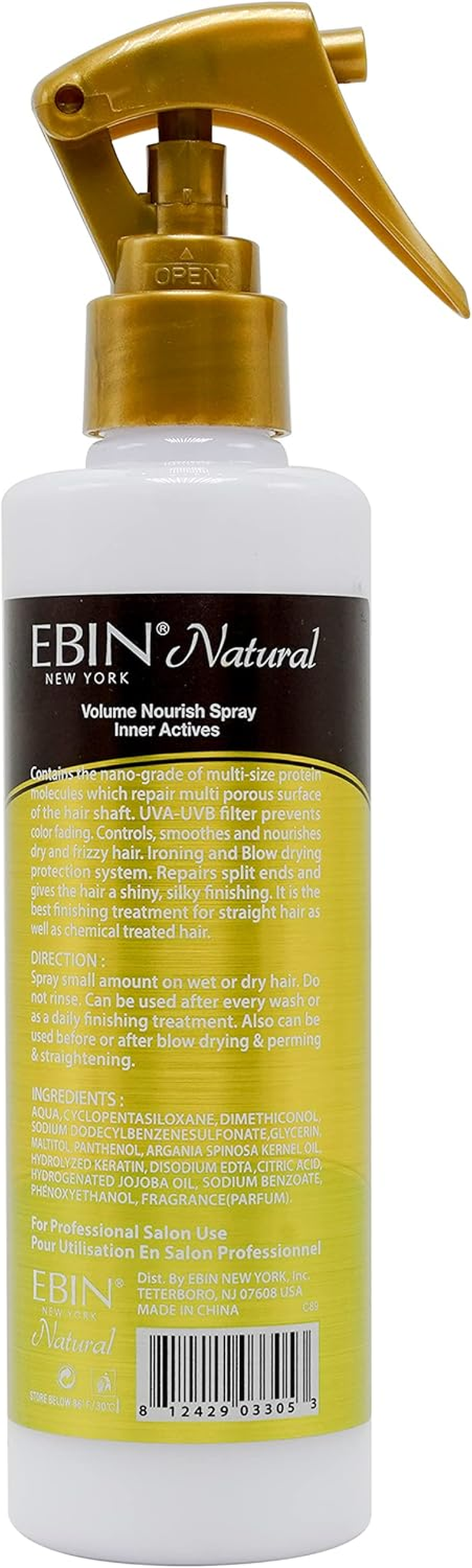 5 Second Detangler - Infused with Moroccan Argan Oil | Instant Moisture | Lightweight Conditioning | Softening and Smoothing | Natural Curls, Coils and Waves | Natural Hair 8.5 Oz / 250Ml image number 5