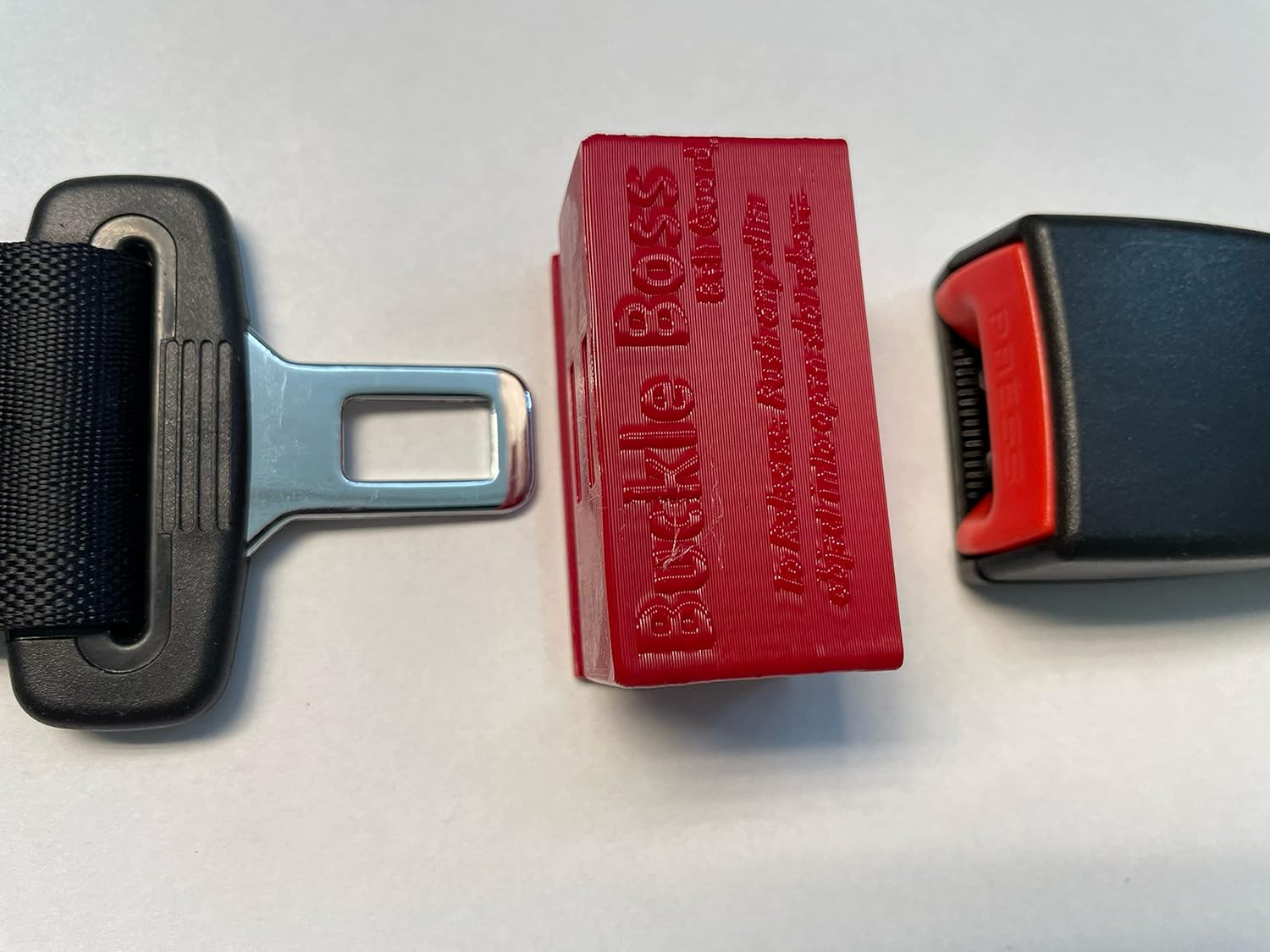 Buckle Boss Seat Belt Guard Version 2 (Black) - Blue image number 5