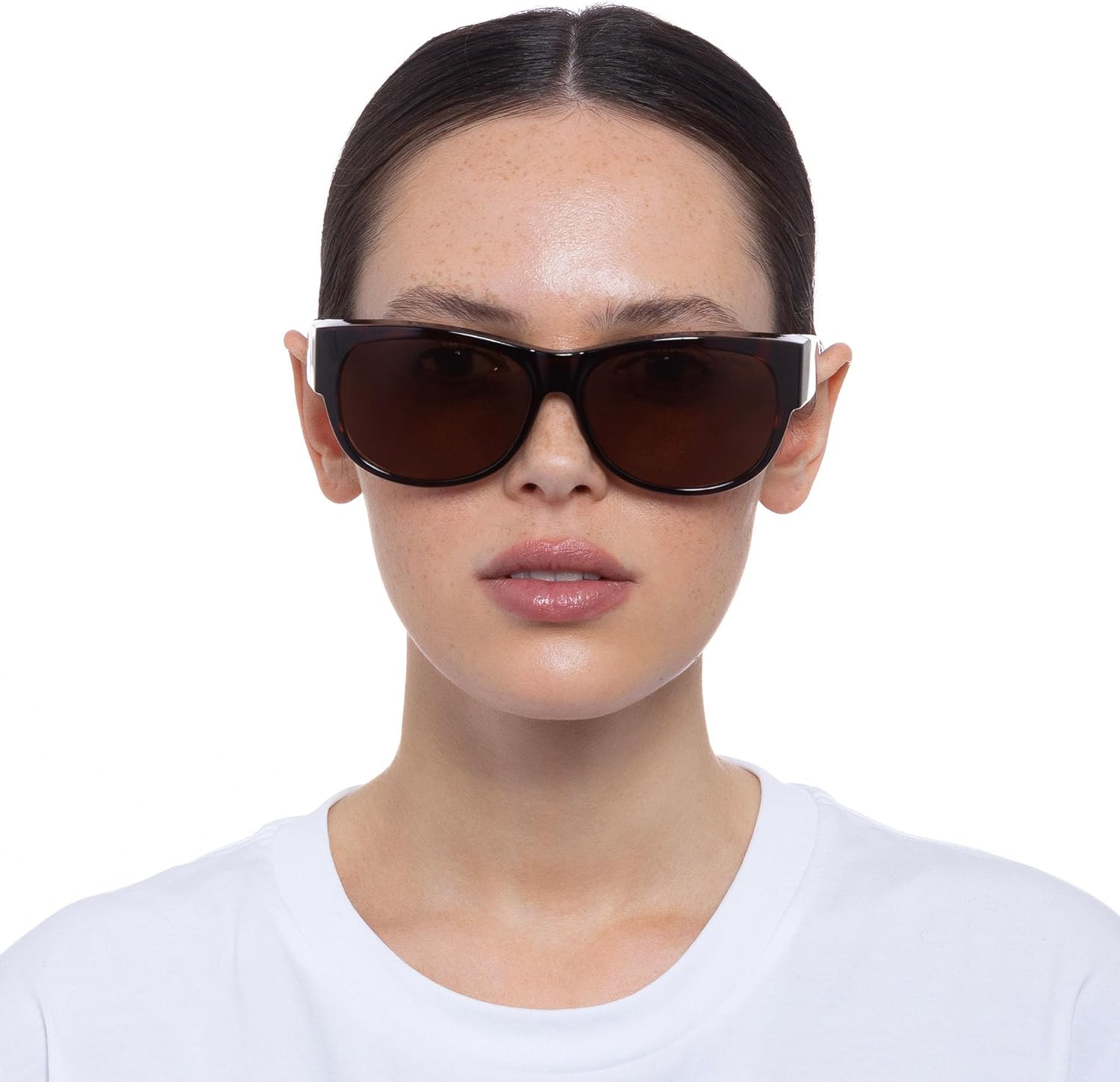 Cancer Council Female Cooktown Fitovers Shiny Dark Tort D-Frame Sunglasses image number 3