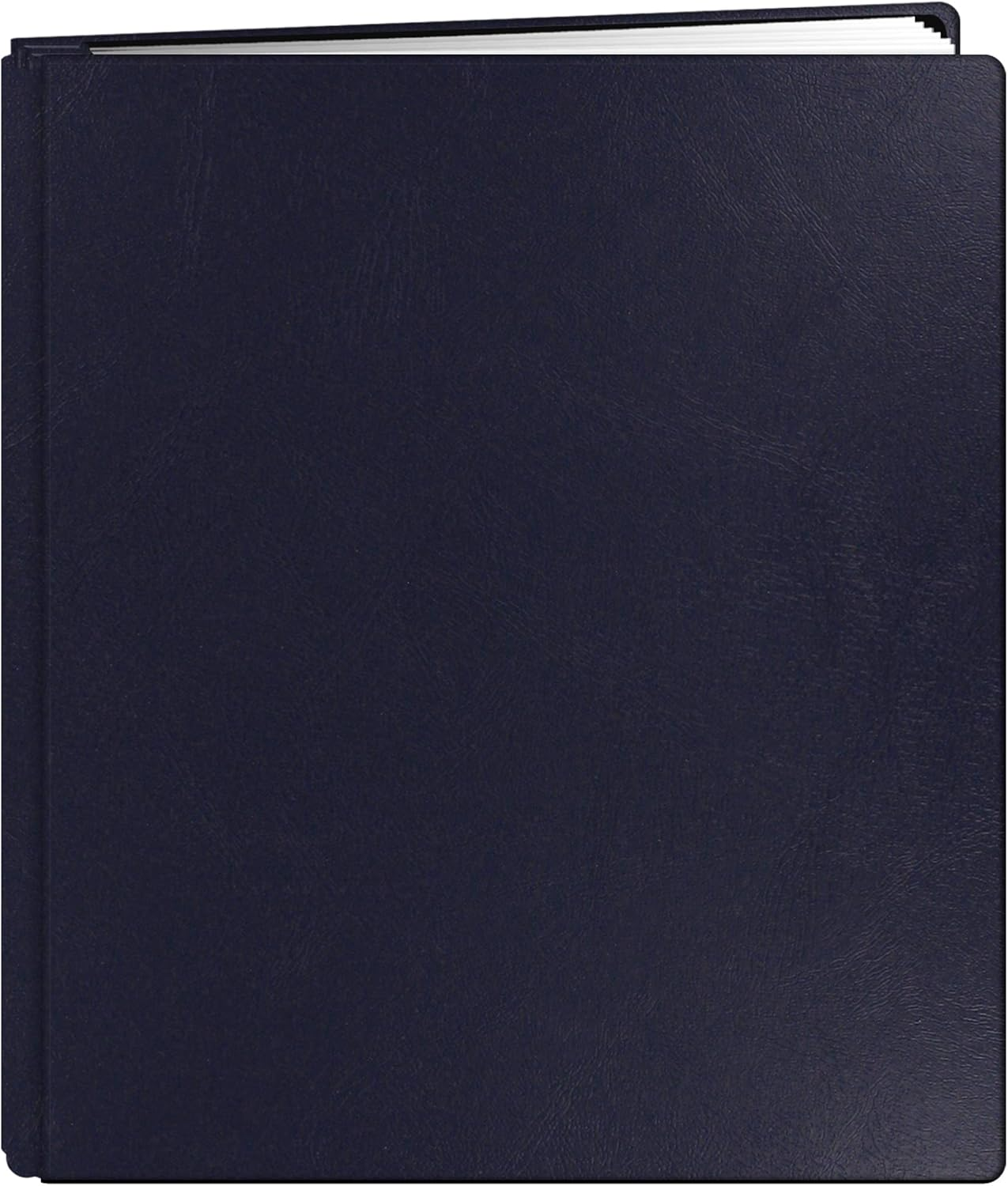 8.5X11 Deluxe Leather Scrapbook, Navy Blue - Hunter Green image number 6
