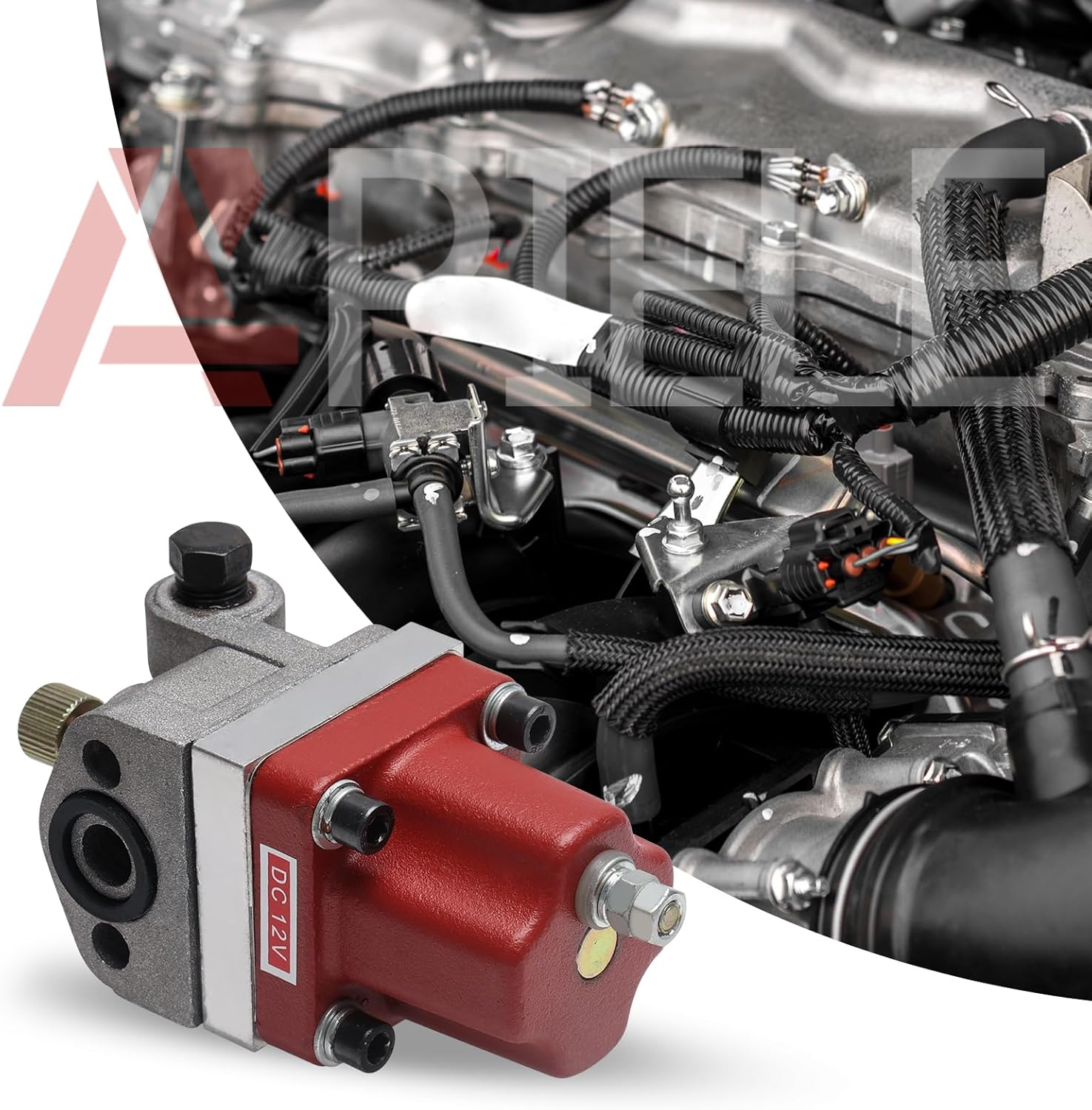 Fuel Shut off Solenoid Valve 3035344 3054291 for Cummins NTA855 & N14 M11 K38 K50 PAI # 180208 12VDC image number 4