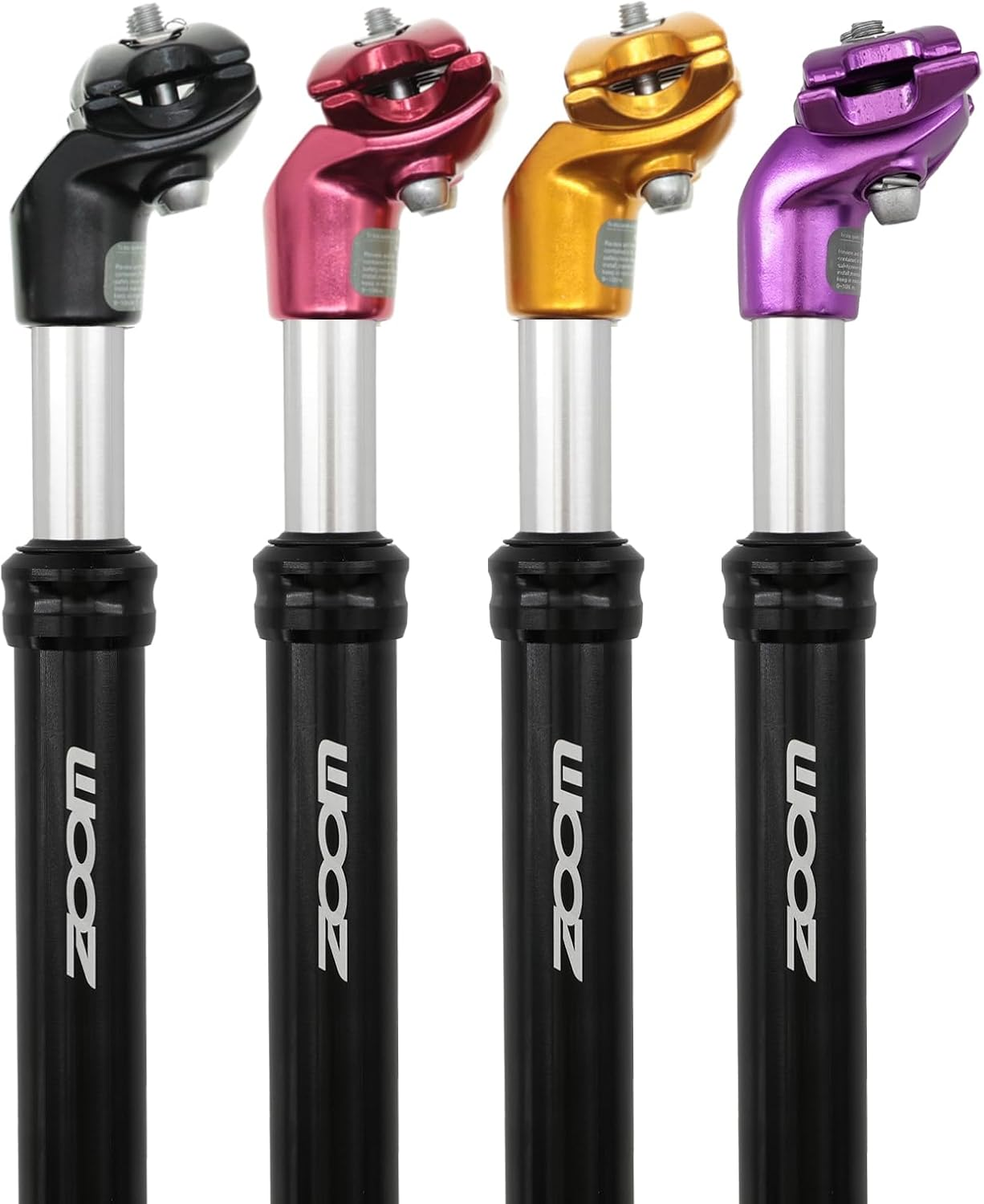 DJC Bike Suspension Seatpost Shock Absorber Damper Post 27.2 30.9 31.6 Mm, Lightweight Aluminum Body