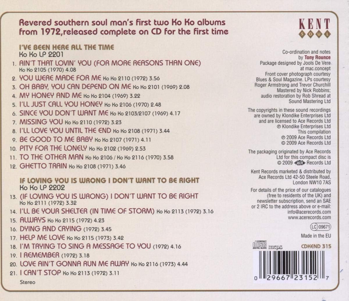 Ive Been Here All the Time If Loving You Is