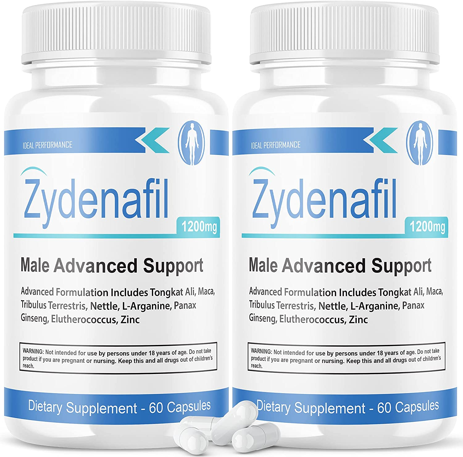 (2 Pack) Zydenafil Pills for Men (120 Capsules)