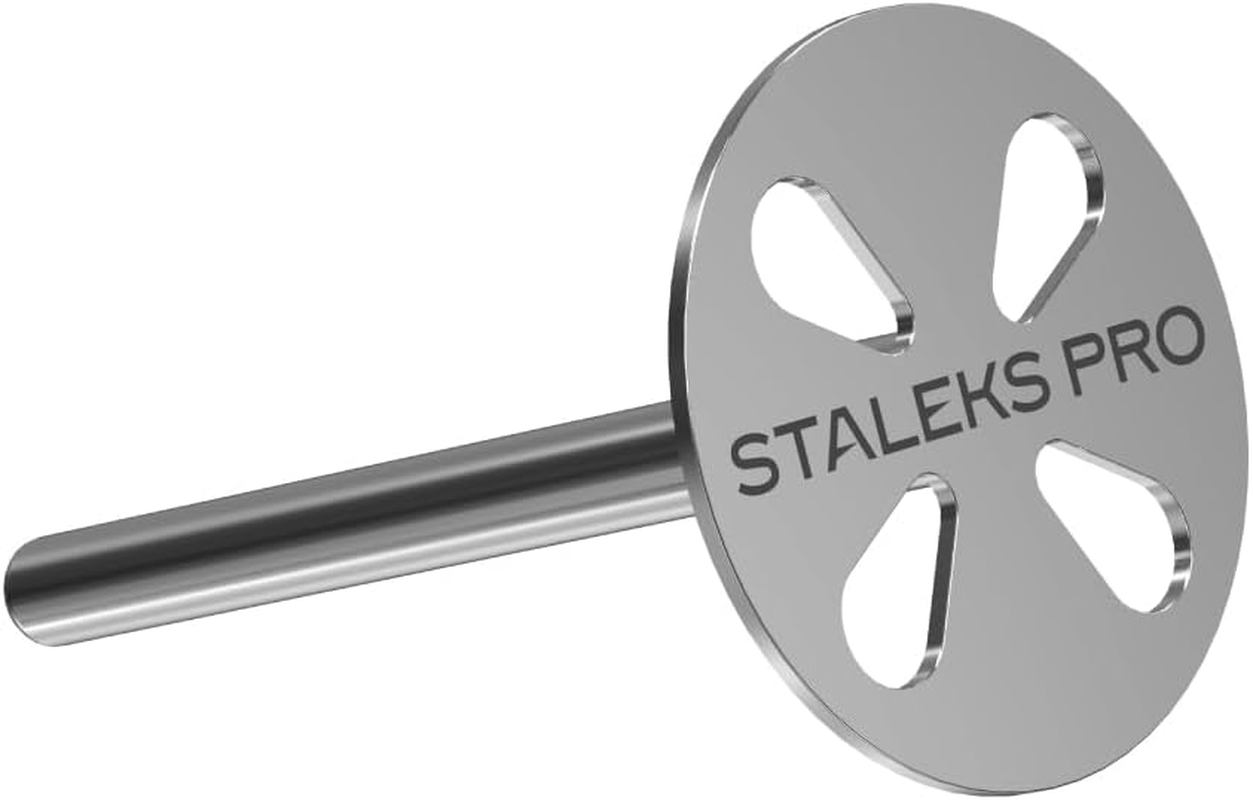 STALEKS Pododisc Pedicure + 5 Replacement Files 180 Grit Professional Home Use Stainless Steel (Pdset-15) image number 3