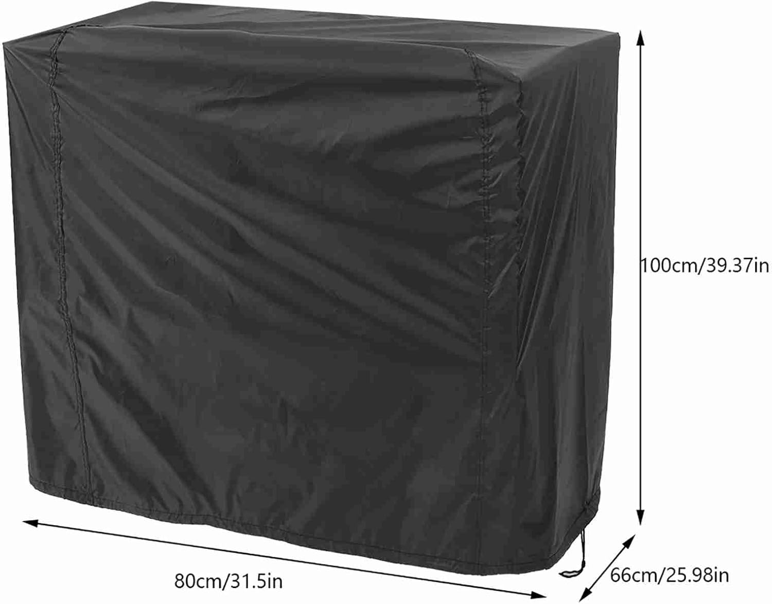 Waterproof BBQ Cover Outdoor Grill Cover Waterproof Barbecue Covers with Built-In Tighten Rope for Windproof UV Protection Dustproof Polyester Material (80X66X100Cm) - 145X61X117Cm image number 5