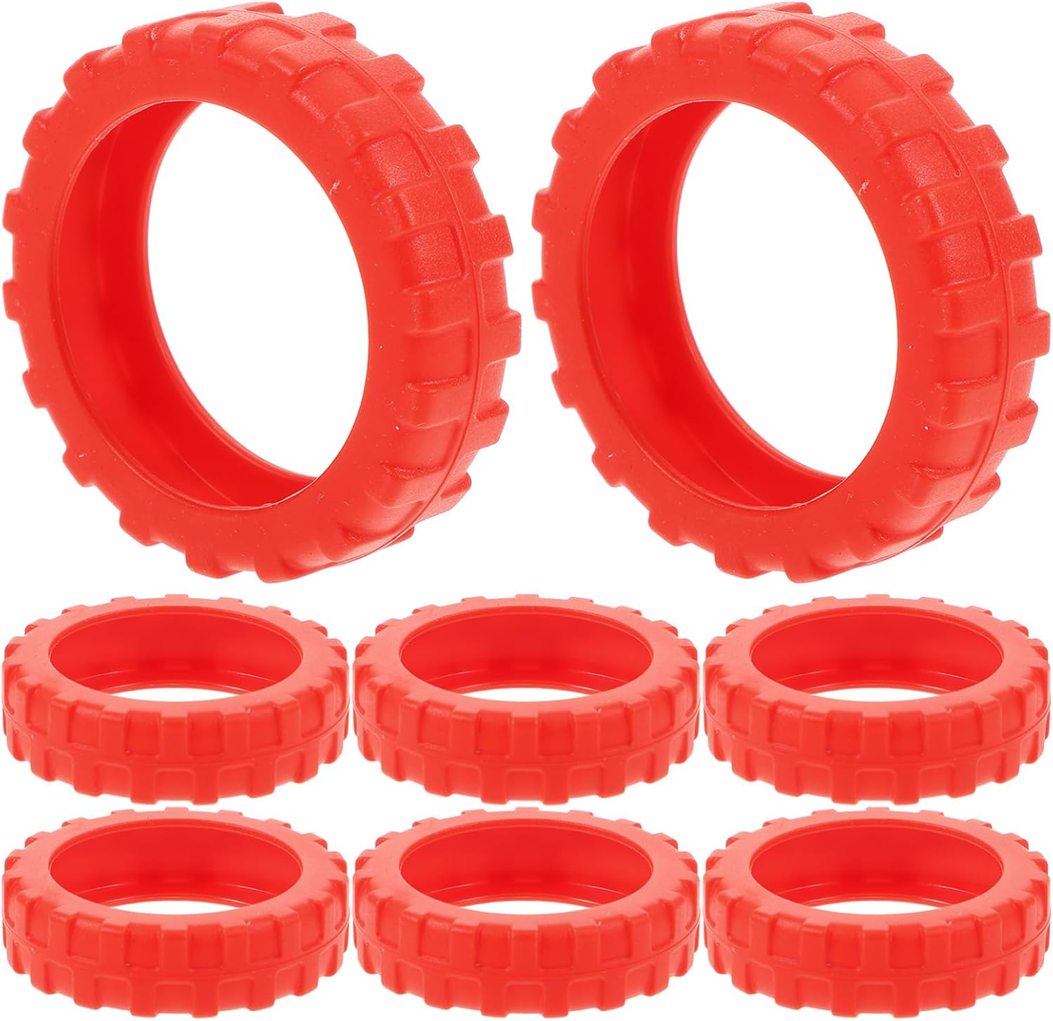 VALICLUD 8PCS Luggage Wheels Covers Silicone Suitcase Wheel Protectors Anti-Noiseshock Universal Wheel Protection Cover