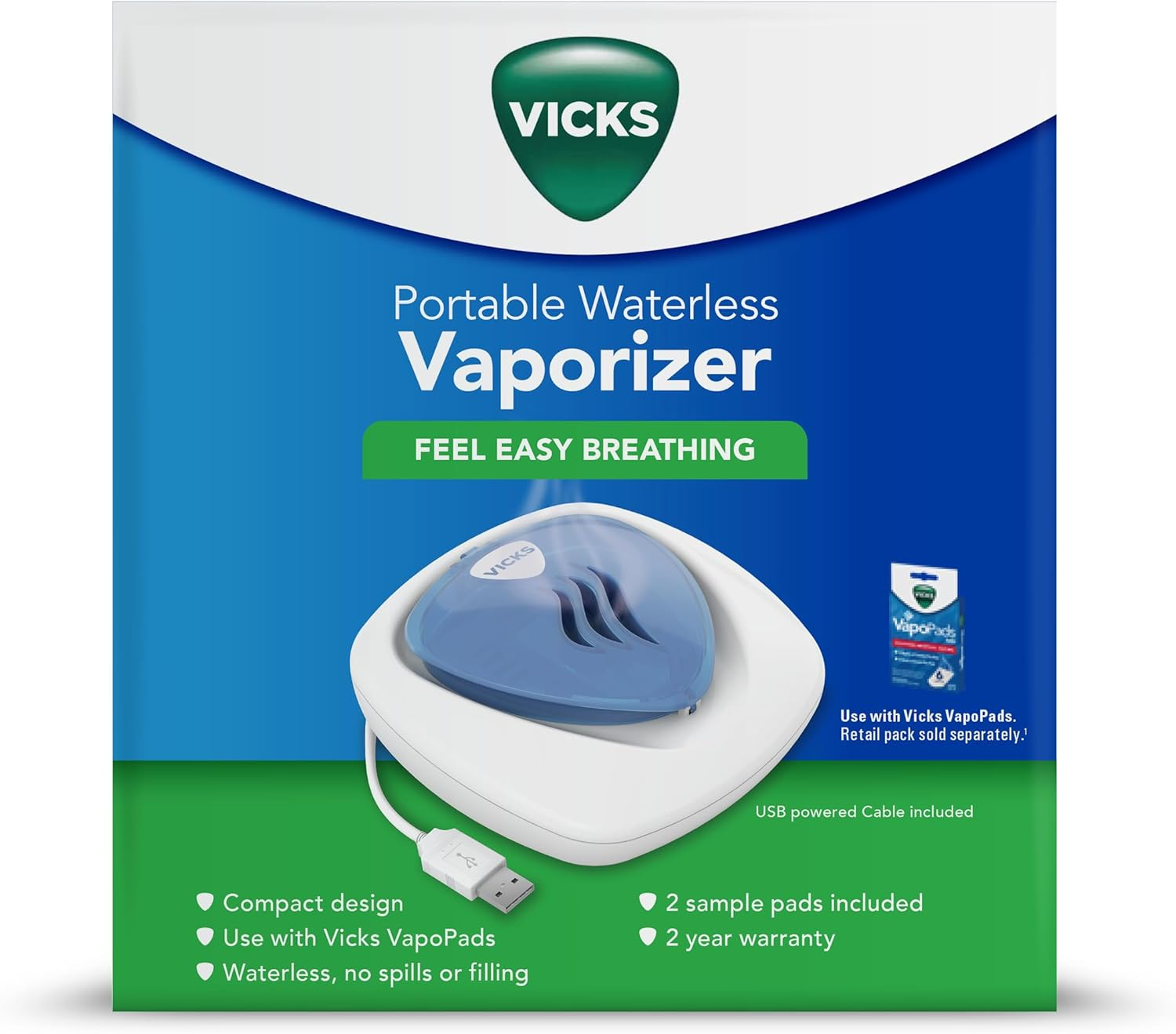 Vicks Portable Waterless Vaporizer image number 2