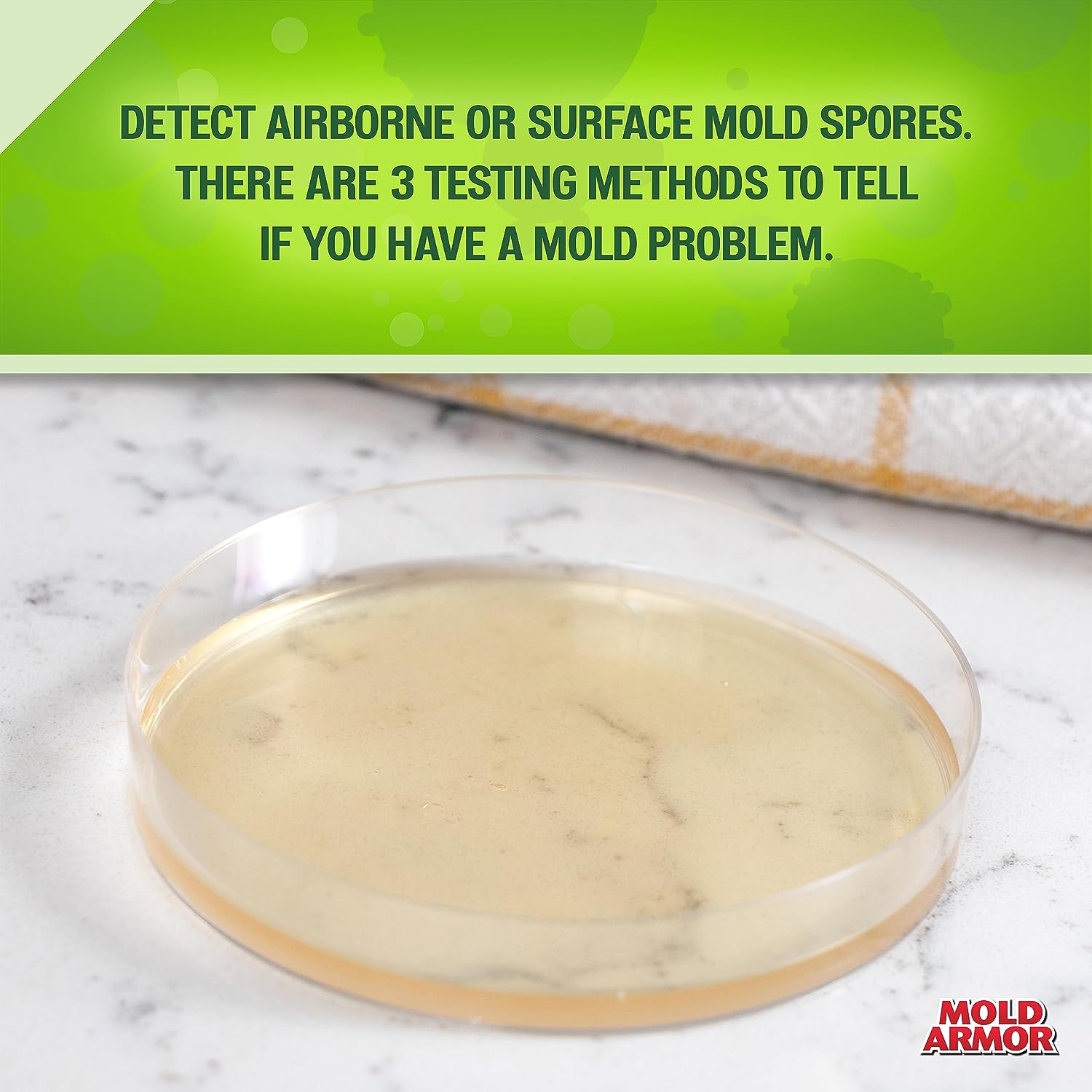 Mold Armor Do It Yourself Mold Test Kit, Test Surface Mold, Air Quality, and HVAC, Safe and Easy to Use, DIY at Home Mold Kit, Effective Both Indoors and Outdoors image number 3