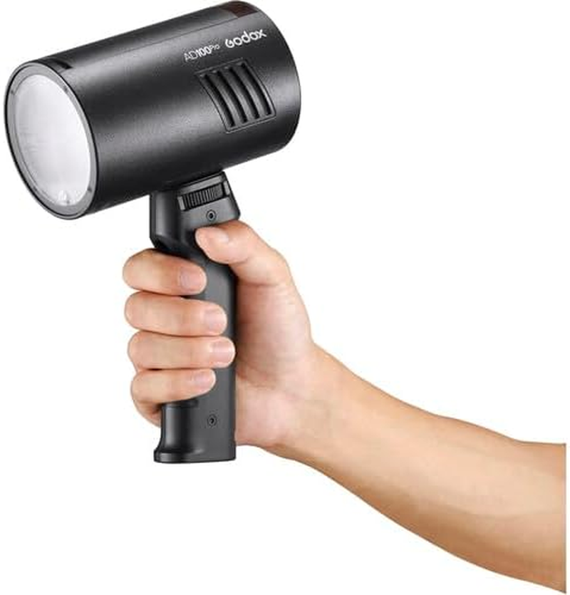 Godox FG-100 Flash Grip Handle for Ad100Pro, AD200, Ad200Pro, Ad200Pro II, Ad300Pro and Ad300Pro II, Portable Handheld Grip with 1/4"-20 Mount, Anti-Slip Design image number 4