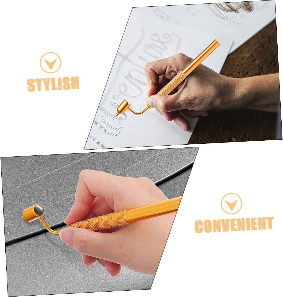 2 Sets Car Paint Scratch Repair Pens 0.5Mm Fine Line Applicator Automotive Touch Paint for Cars Needle and Dropper for Precise Scratch Restoration image number 2