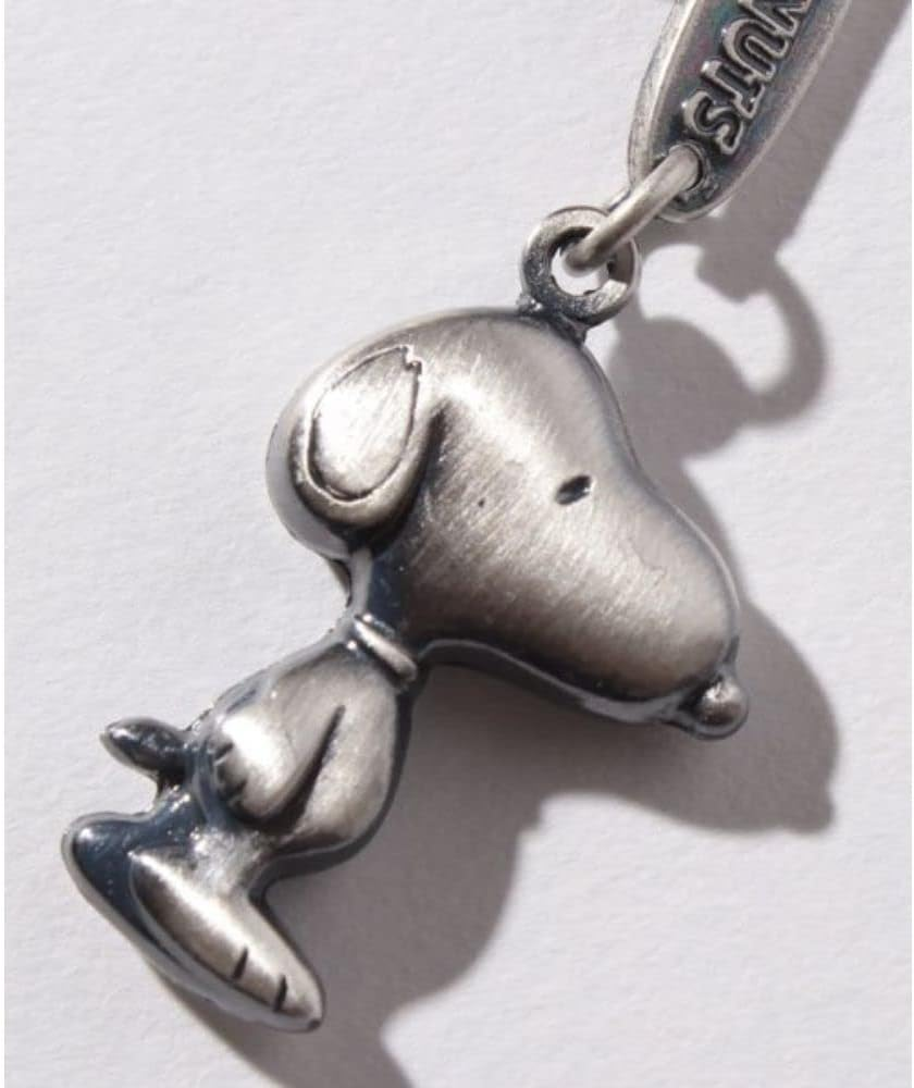 Ushikubo Kogei SN-047 Snoopy Cast Key Holder, Silver Fulbi image number 4