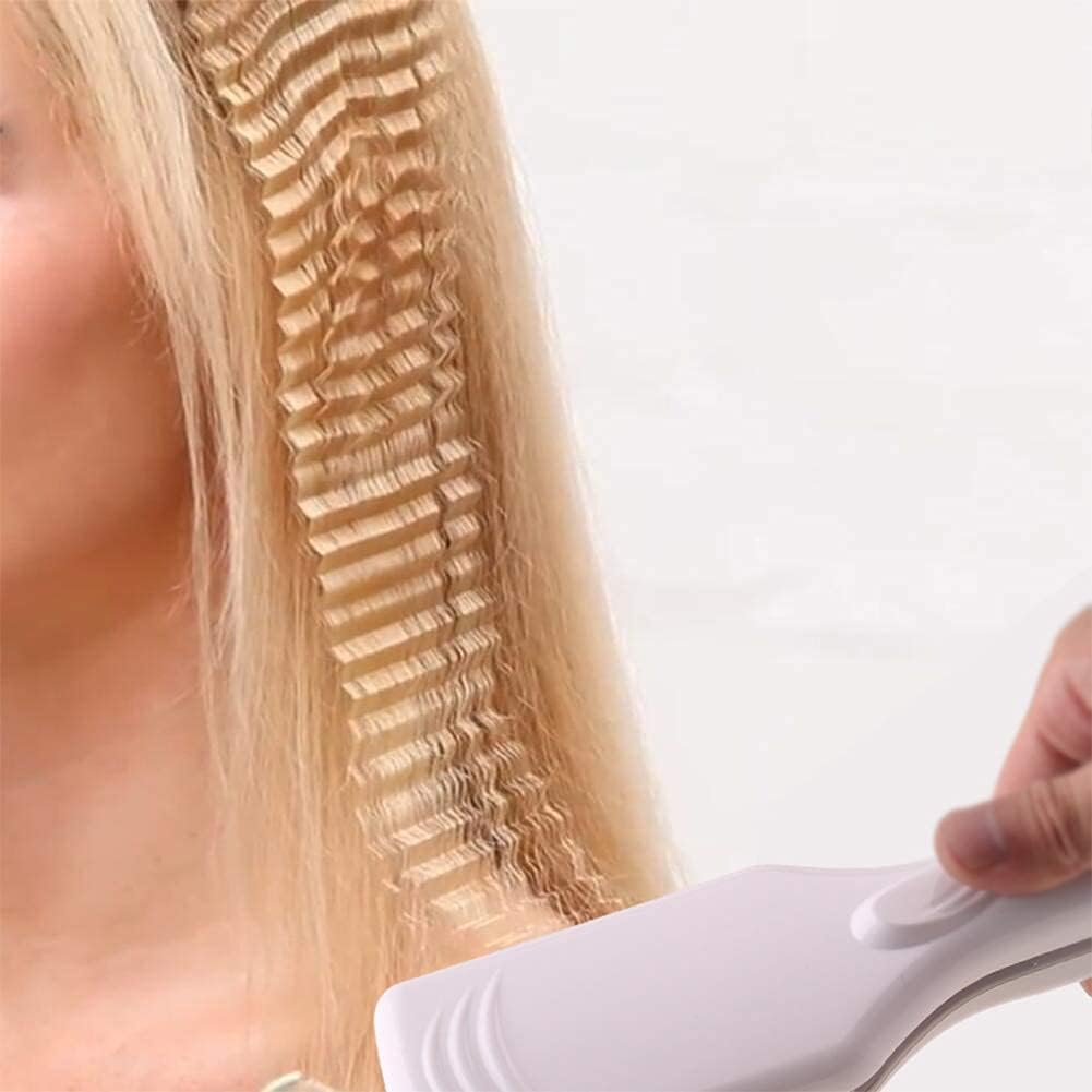 6 Teeth Corrugated Fluffy Hair Iron Corn Curly Styling Wave Does Not Hurt Hair Crimping Iron Crimper Tool image number 1