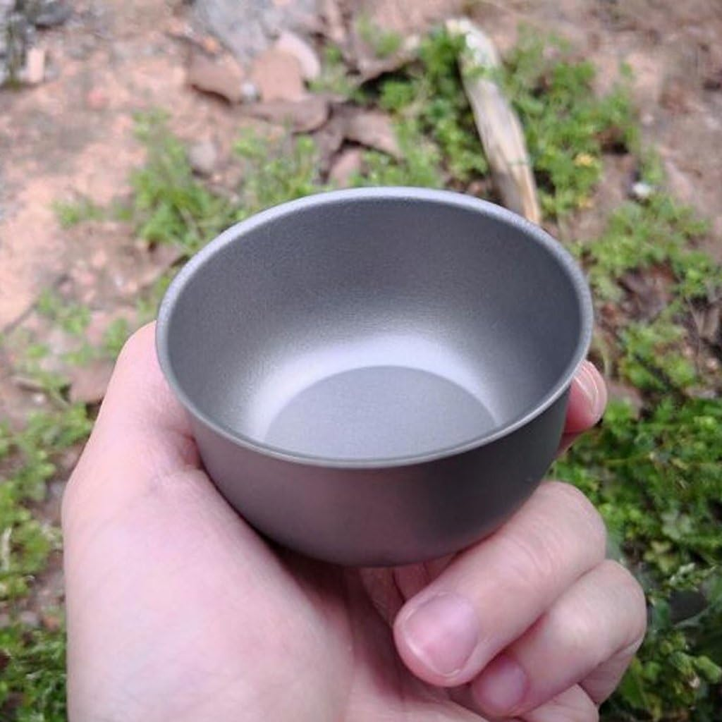 Mini Titanium Cup for Water Coffee Portable Tableware Drinking Tank image number 5
