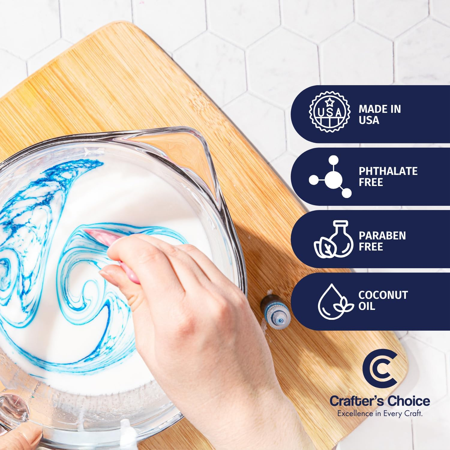 Detergent Free Clear Low Sweat Melt & Pour Soap Base - Crafters Choice MP Soap Base image number 3